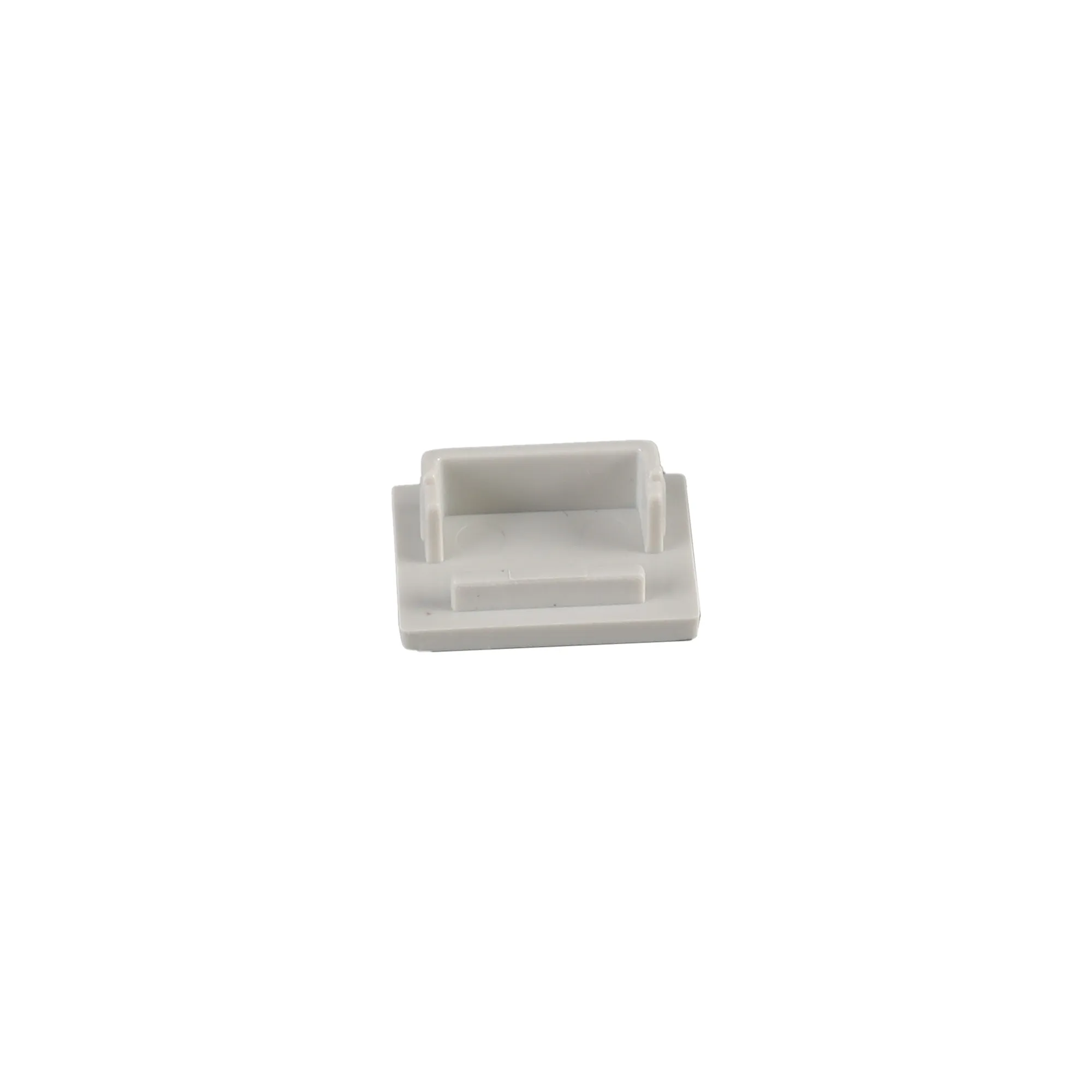 M8072  Tiras 35mm x 11mm Grey Profile End Cap Without Hole (1pc) for M8070